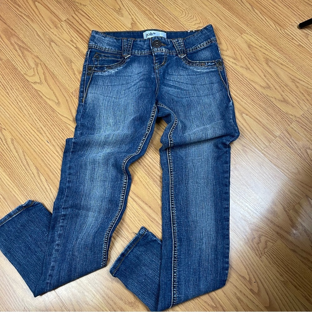 Jolt Women's Classic Blue Skinny Jeans